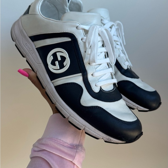 Gucci Black and White Sneakers